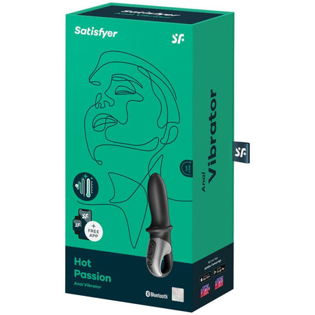 Vibrator Hot Anal App Schwarz