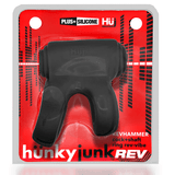Vibrator Hunkyjunk Revhammer Penisring Silikon Schwarz 7,3 cm – Ansicht 2
