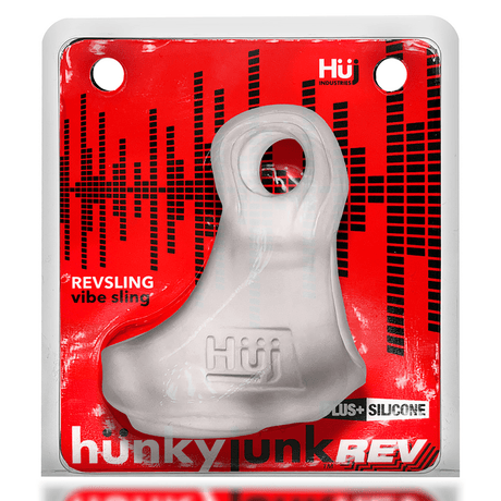 Vibrator Hunkyjunk Revsling Penisring Silikon Transparent 6,3 cm – Ansicht 2