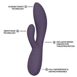 Vibrator Ina Thrust Rabbit mit Stoßfunktion Lila – Ansicht 6