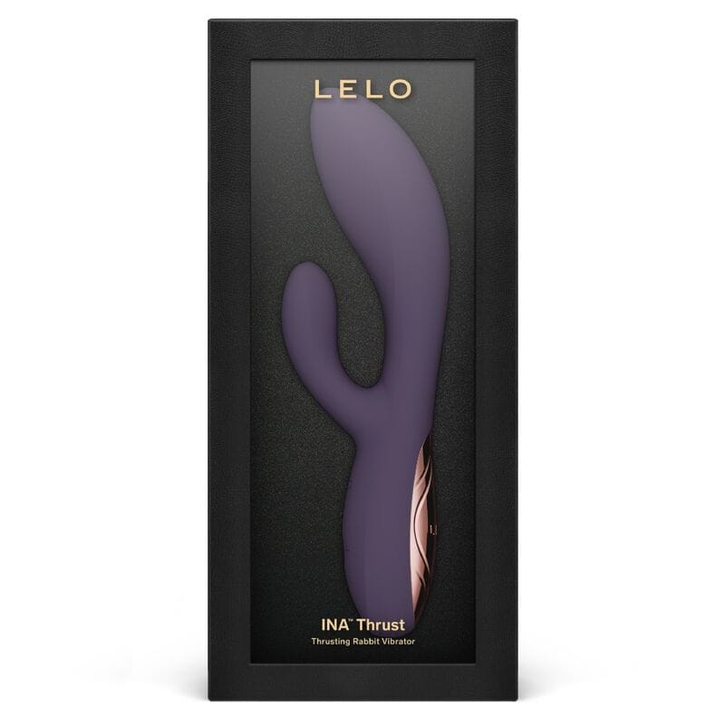 Vibrator Ina Thrust Rabbit mit Stoßfunktion Lila – Ansicht 12