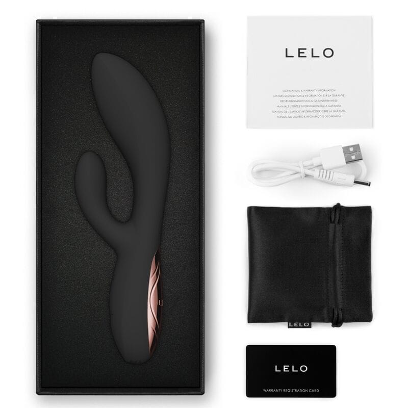 Vibrator Ina Thrust Rabbit mit Stoßfunktion Schwarz – Ansicht 10