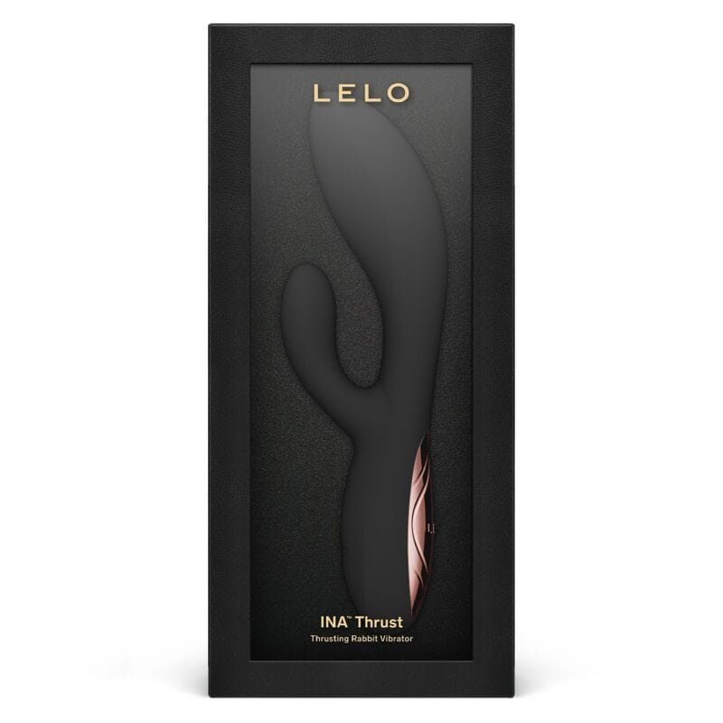 Vibrator Ina Thrust Rabbit mit Stoßfunktion Schwarz – Ansicht 11