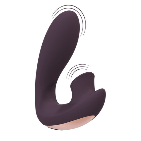 Vibrator Irresistible Desirable biegbar mit Druckwellen Lila 12,5 x 3,5 cm