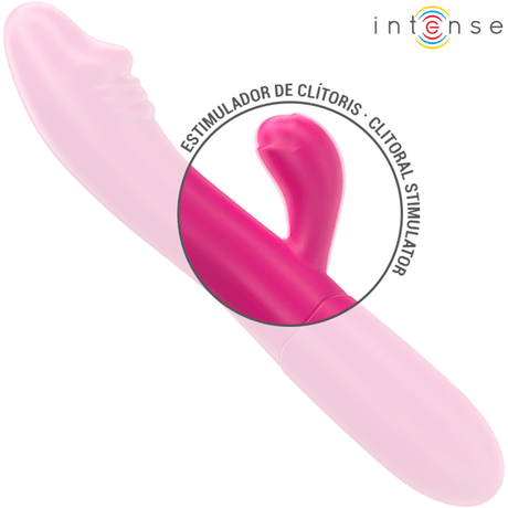 Vibrator Ivy Flexibler 10 Vibrationen mit Stimulierender Zunge Rosa