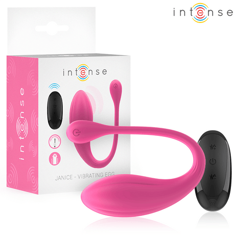 Vibrator Janice U Doppelstimulation 10 Vibrationen Rosa Fernbedienung