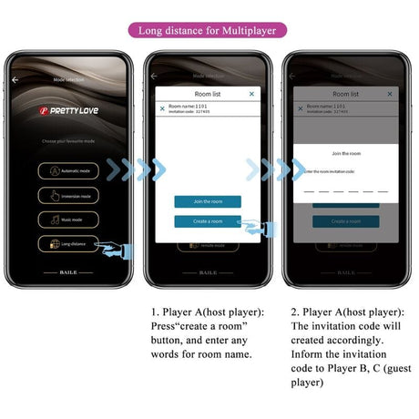 Vibrator Jayleen mit App-Fernbedienung Lila