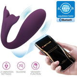 Vibrator Jayleen mit App-Fernbedienung Lila