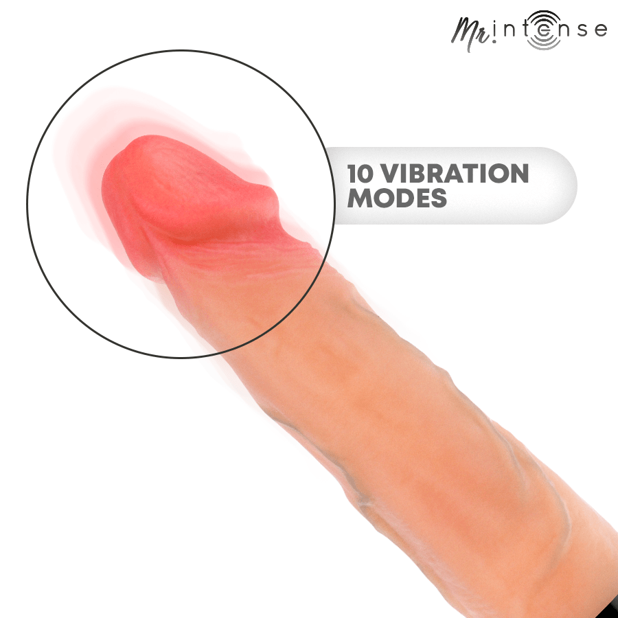 Vibrator Jean Up&Down aus Silikon mit Wärmefunktion 24 cm Ø 3,8 cm – Ansicht 8