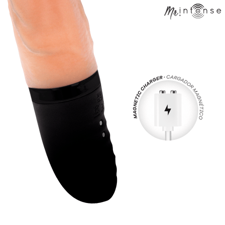 Vibrator Jean Up&Down aus Silikon mit Wärmefunktion 24 cm Ø 3,8 cm