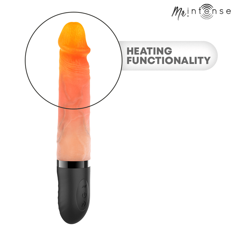 Vibrator Jean Up&Down aus Silikon mit Wärmefunktion 24 cm Ø 3,8 cm – Ansicht 4