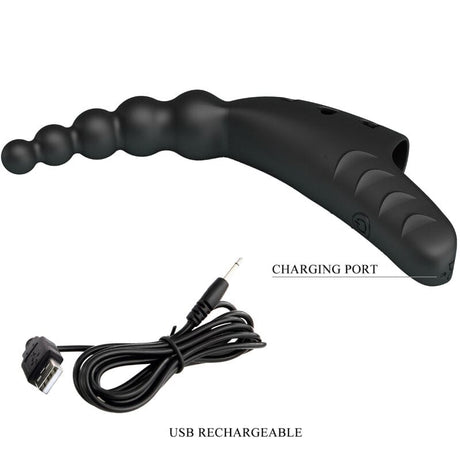 Vibrator Jordin Fingervibrator 10 Vibrationen Schwarz