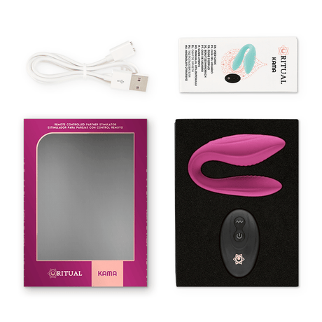 Vibrator Kama Fernbedienung für Paare Orchidee