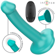 Vibrator Katie mit Saugnäpfen 10 Vibrationen Blau Fernbedienung 16 x 3 cm