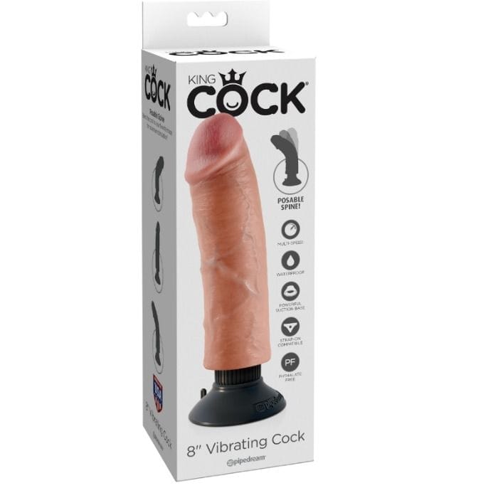 Vibrator King Cock Nude 20,3 cm – Ansicht 2