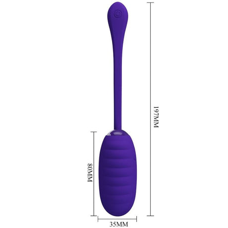 Vibrator Kirk Wiederaufladbares Vibrationsei Lila