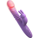 Vibrator Kitolitoris-Stimulator Kaninchen mit Wärmefunktion Oszillation und Violette