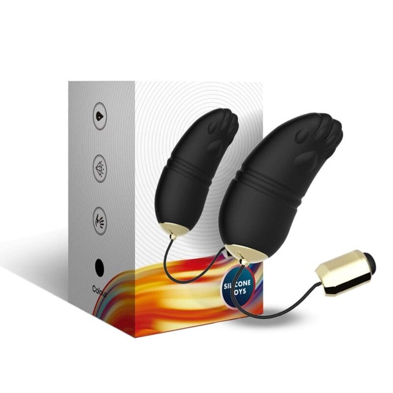 Vibrator Kitty Egg g-Spot Fernbedienung Schwarz
