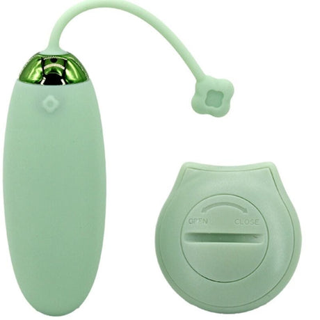 Vibrator Kitty Fun Egg Fernbedienung 10 Vibrationen Grün