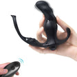 Night Prostata-Vibrator mit Ring & Fernbedienung Schwarz 10 x 3 cm