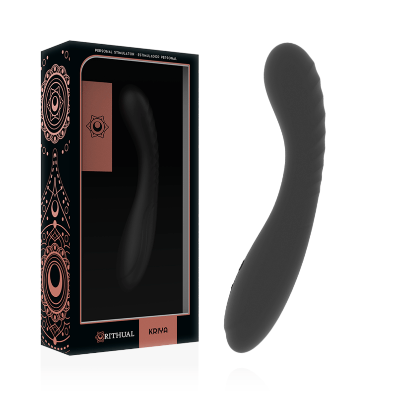 G-Punkt-Vibrator Kriya wiederaufladbar Schwarz – Ansicht 2