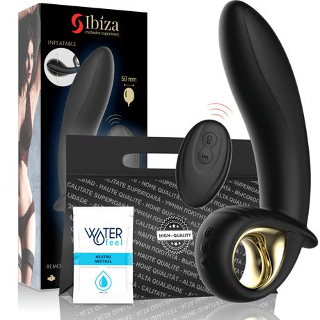 Vibrator Leistungsstarker Aufblasbarer Anal/Vaginal- mit Fernbedienung