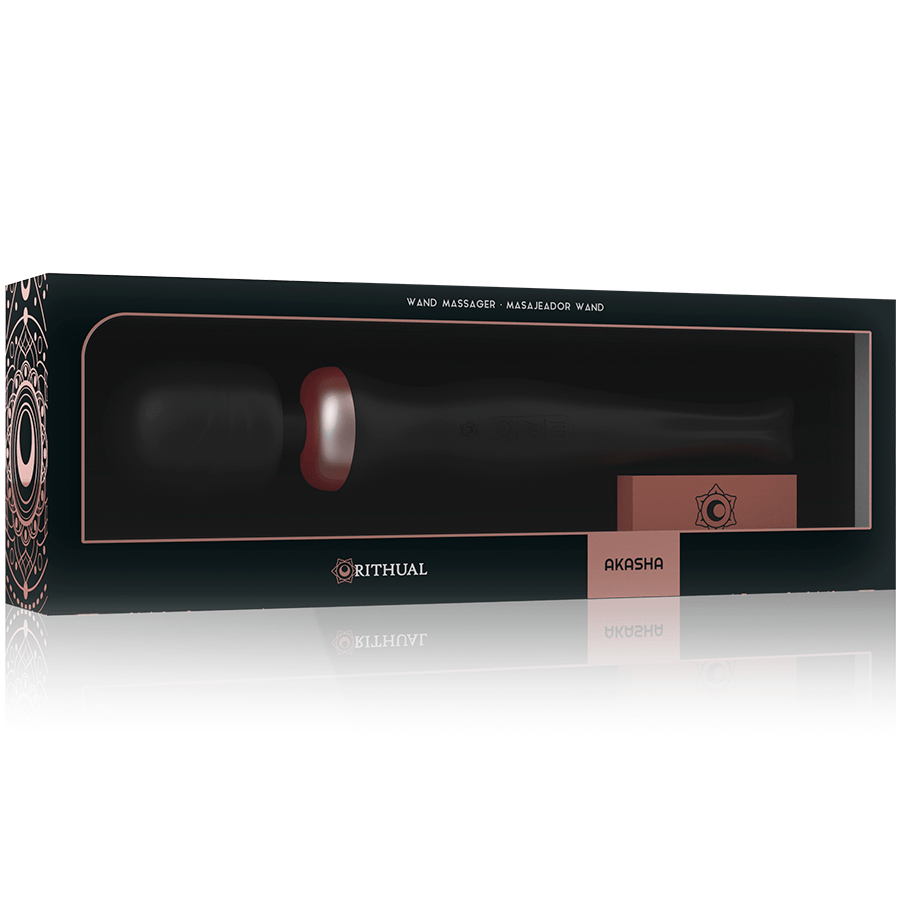 Vibrator Leistungsstarker wiederaufladbarer Akasha Wand 2.0 Schwarz – Ansicht 5