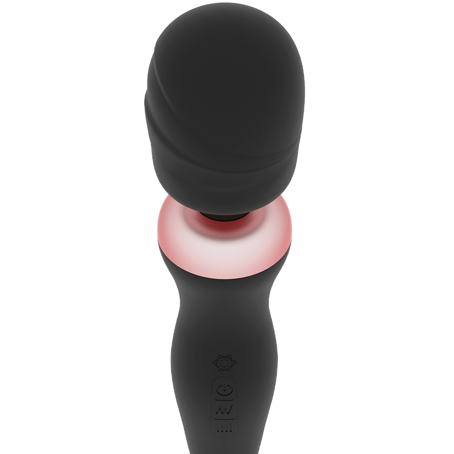 Vibrator Leistungsstarker wiederaufladbarer Akasha Wand 2.0 Schwarz
