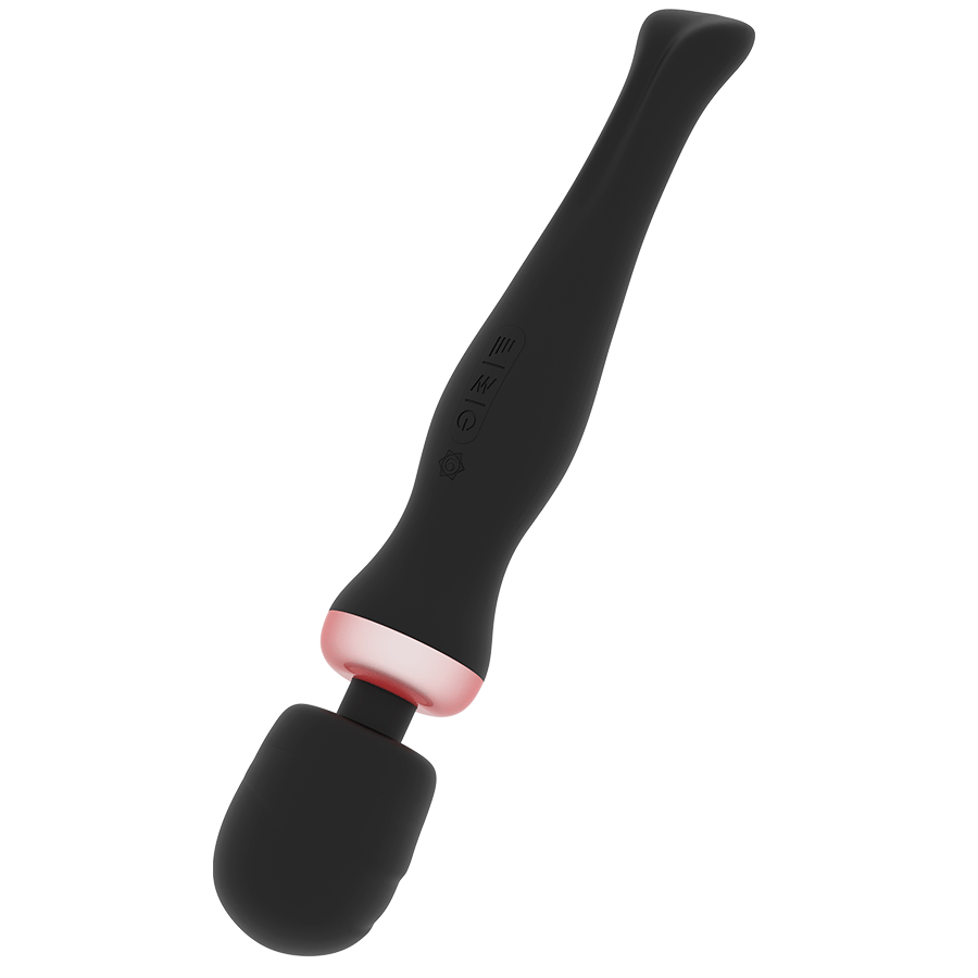 Vibrator Leistungsstarker wiederaufladbarer Akasha Wand 2.0 Schwarz – Ansicht 4