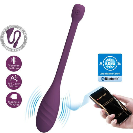 Vibrator Leviathan App-Gesteuerter Lila