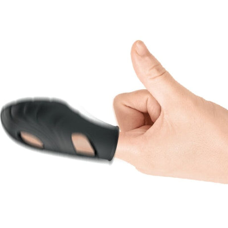 Vibrator Lich Silikon-Fingervibrator Schwarz