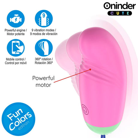 Vibrator Liebe und Vergnügen: 360° Vibrierendes und Rotierendes Silikon-Ei Kostenlose