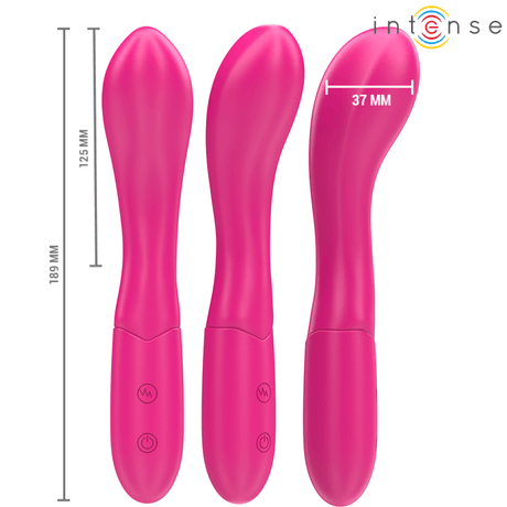 Vibrator Lisette Flexibel 10 Vibrationen Rosa 19 cm