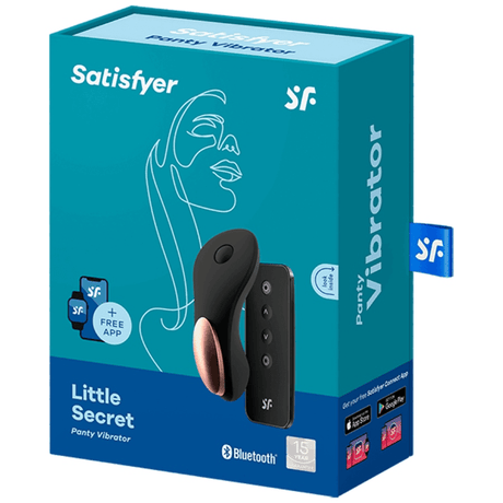 Vibrator Little Secret Panty Schwarz