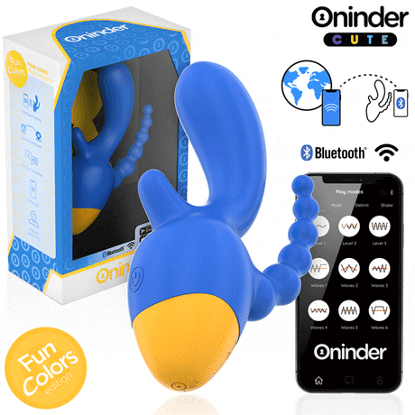 Vibrator Love 3 Some Dreifachvibrator Kostenlose Weltweite App 13 x 2,5 cm
