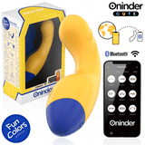 Vibrator Love Buddy Master g-Spot Kostenlose Weltweite App Gelb 3 x 3 cm