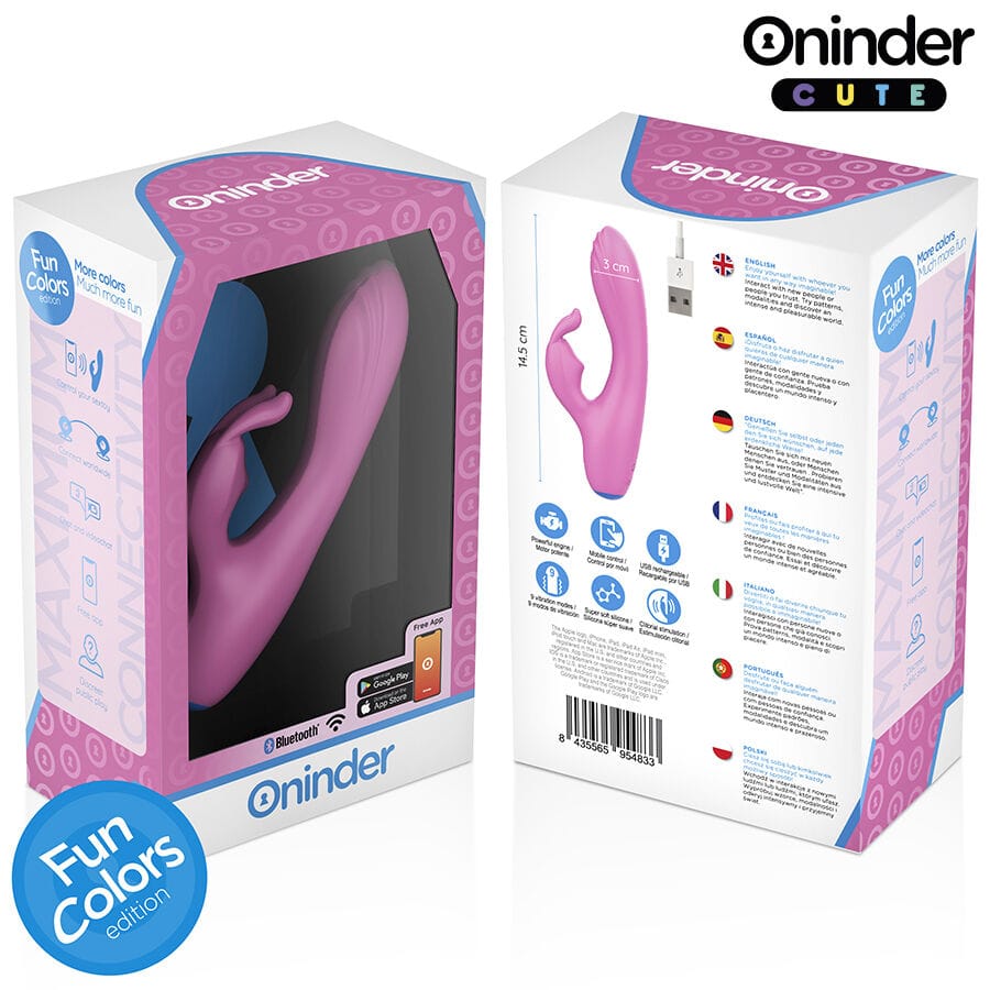 Vibrator Love Bunny g-Spot Clitoris Kostenlose Weltweite App 3 x 3 cm