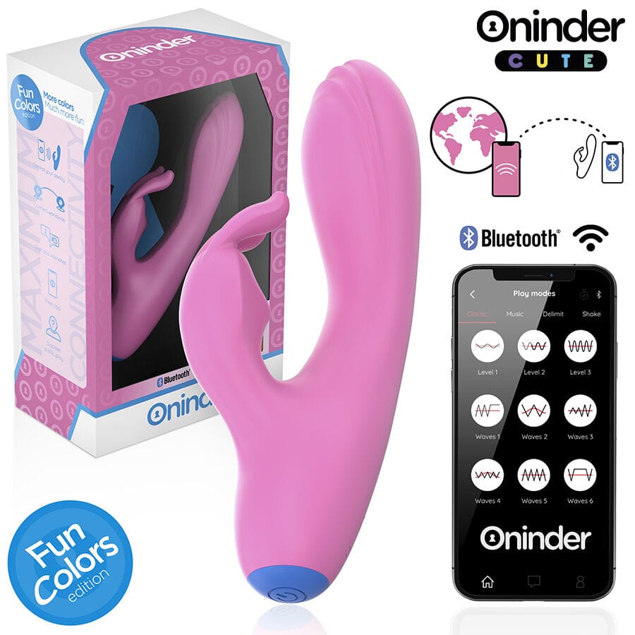 Vibrator Love Bunny g-Spot Clitoris Kostenlose Weltweite App 3 x 3 cm