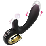 Vibrator Lulu Rabbit mit Stoßfunktion Schwarz