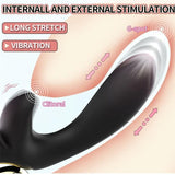 Vibrator Lulu Rabbit mit Stoßfunktion Schwarz – Ansicht 2