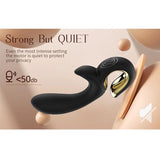Vibrator Lulu Rabbit mit Stoßfunktion Schwarz – Ansicht 5