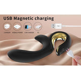 Vibrator Lulu Rabbit mit Stoßfunktion Schwarz – Ansicht 10