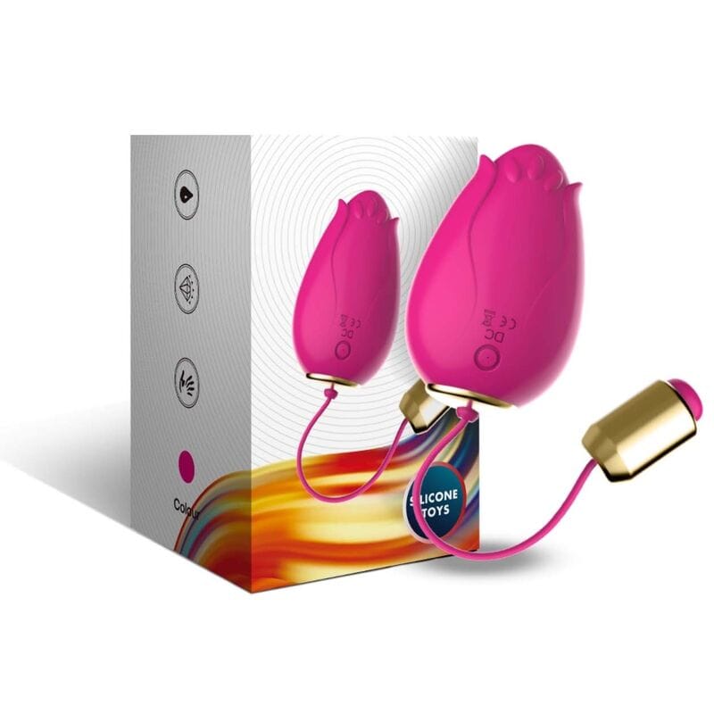 Vibrator Mandala Eivibrator g-Spot Fernbedienung Fuchsia