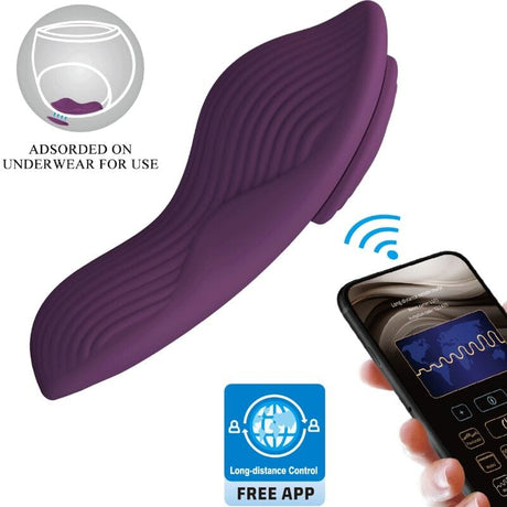 Vibrator Mane Lay On Clitoris 10 Vibrationen Fernbedienung Lila