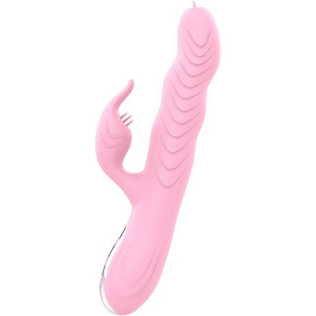 Vibrator Marcia- & Stoßender Doppelzunge-Wärmeeffekt Rosa