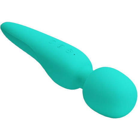 Vibrator Meredith 12 Vibrationsmodi Aqua Grün 21,5 x 5 cm