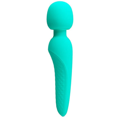 Vibrator Meredith 12 Vibrationsmodi Aqua Grün 21,5 x 5 cm