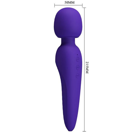 Vibrator Meredith 12 Vibrationsmodi Lila 21,5 x 5 cm