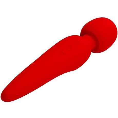 Vibrator Meredith 12 Vibrationsmodi Rot 21,5 x 5 cm