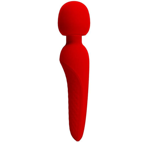 Vibrator Meredith 12 Vibrationsmodi Rot 21,5 x 5 cm